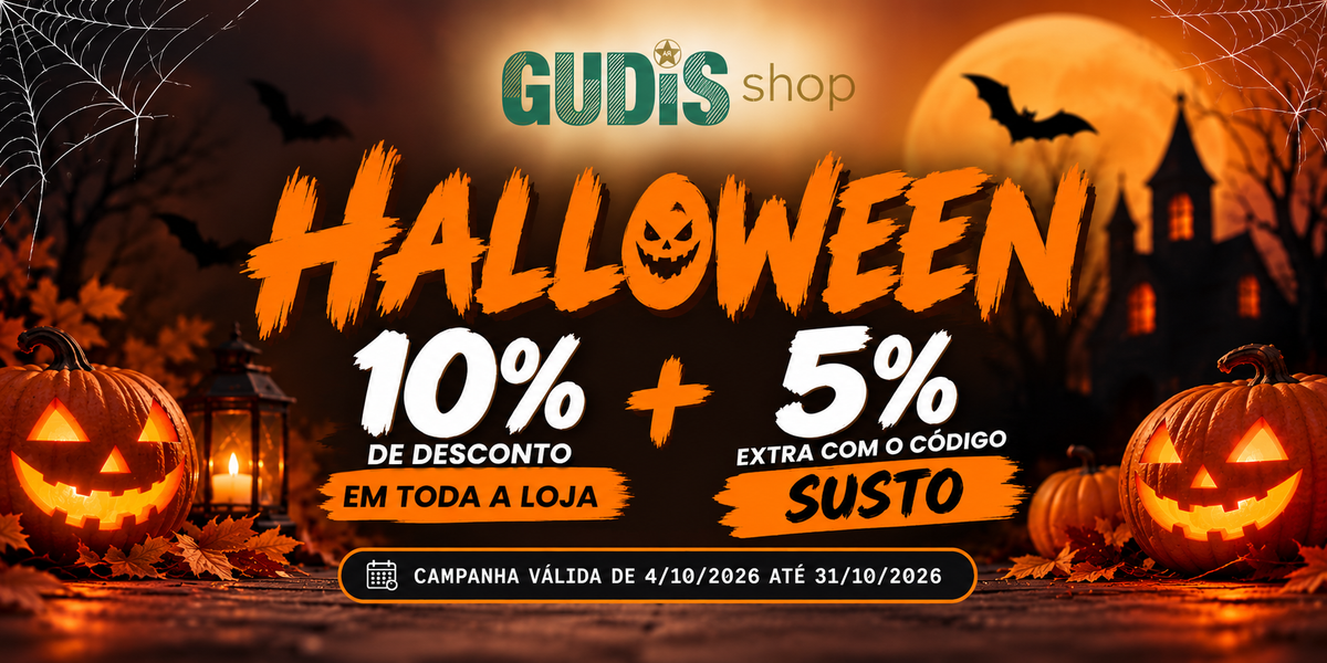 🎃 Halloween na Gudis: -10% + 5% EXTRA 👻