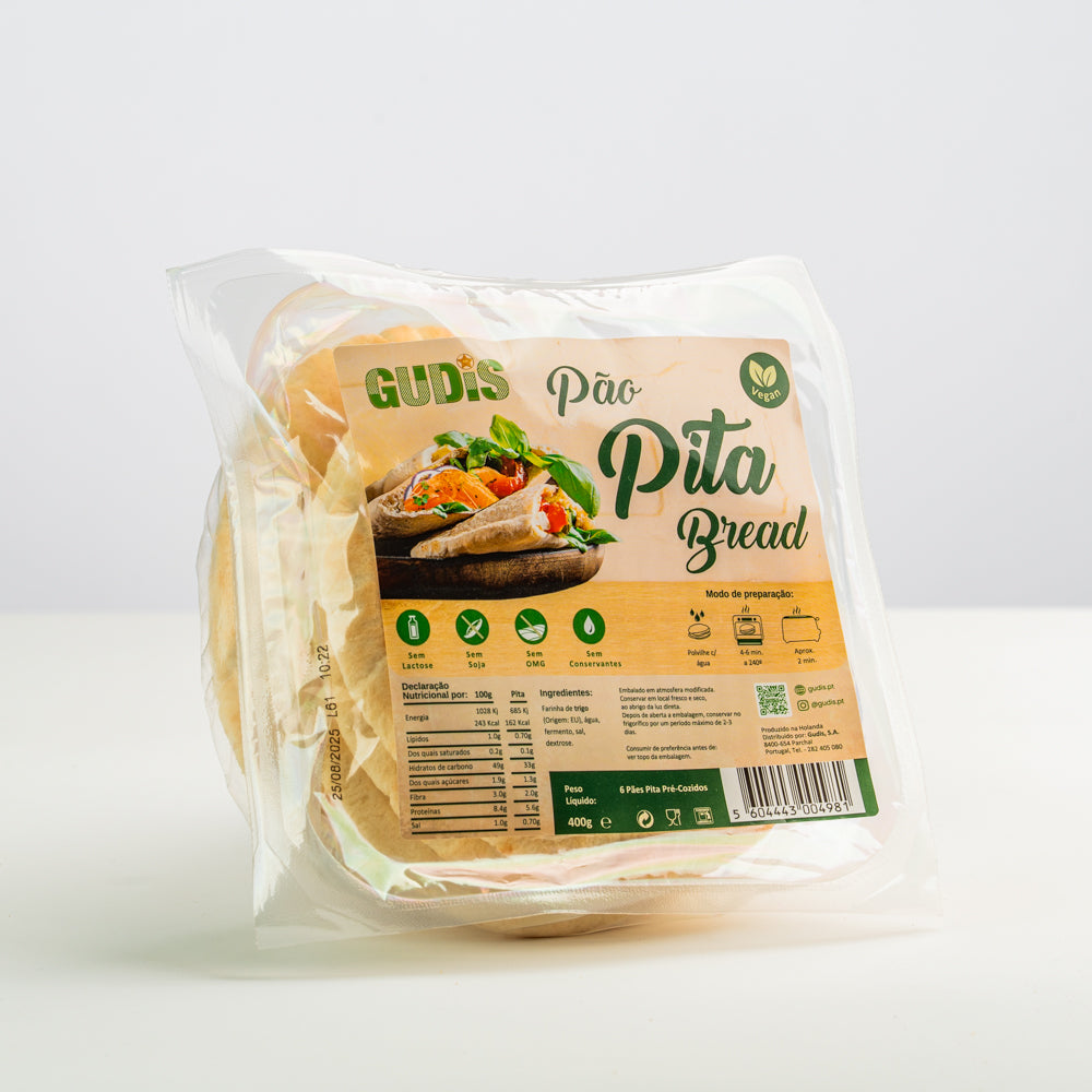 Vegan Lactose-Free Pita Bread 400g