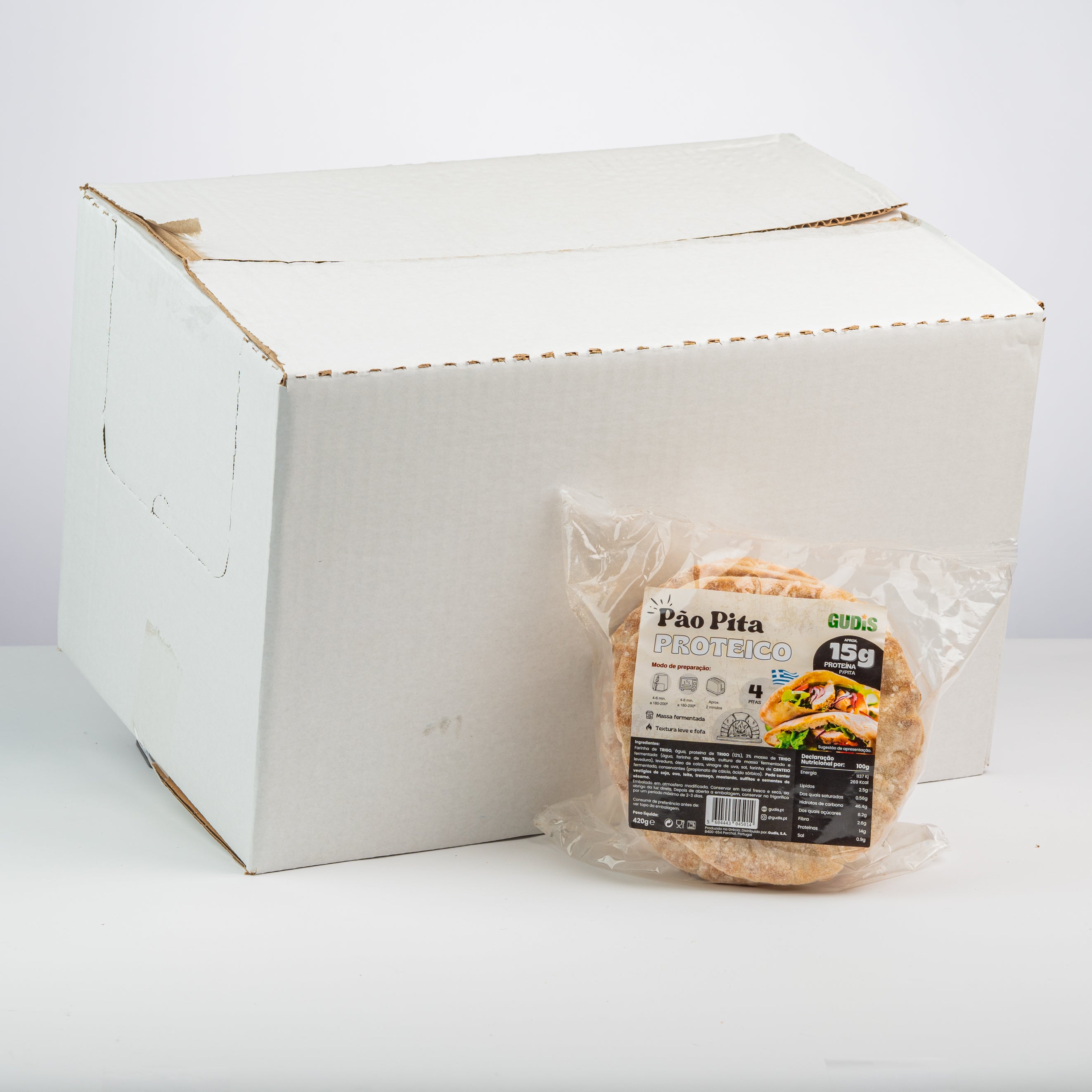 Pão Pita Proteico 420g