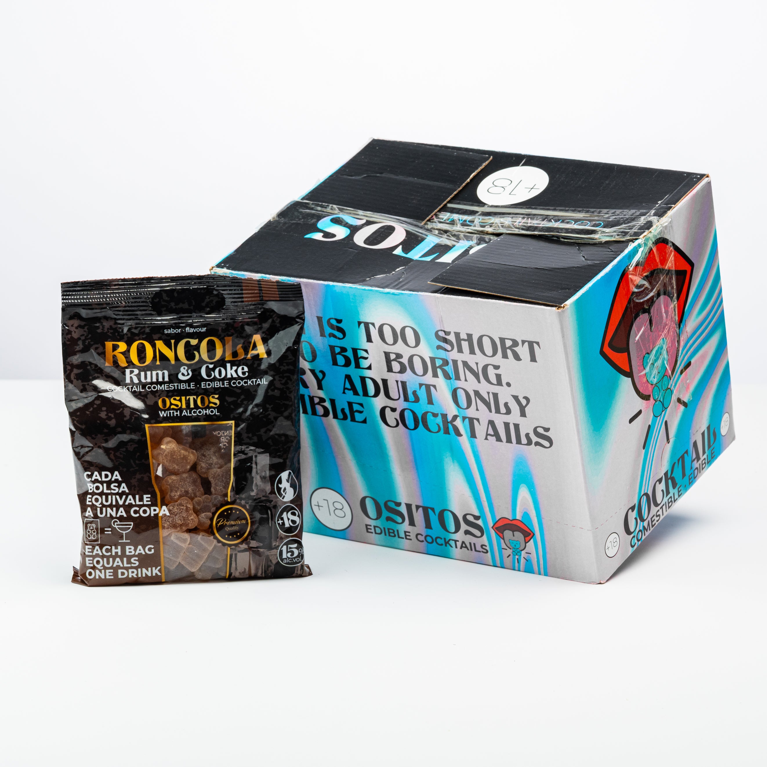 Alcohol Gummies - Rum Cola 120g