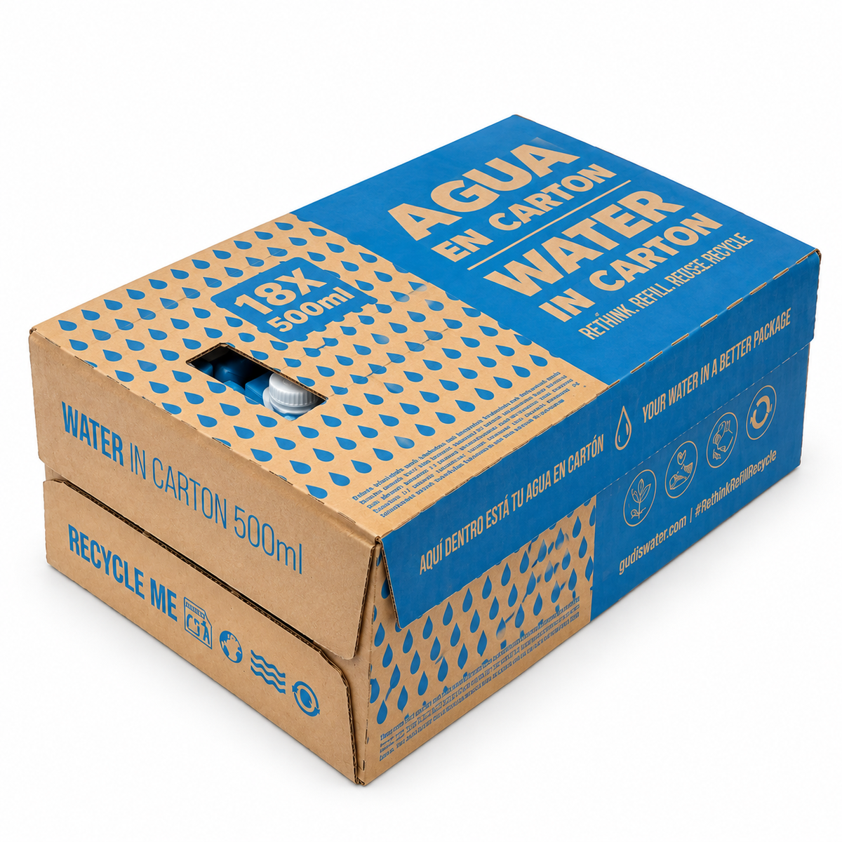 Água 100% Natural Gudis Tetra Pack 500ml