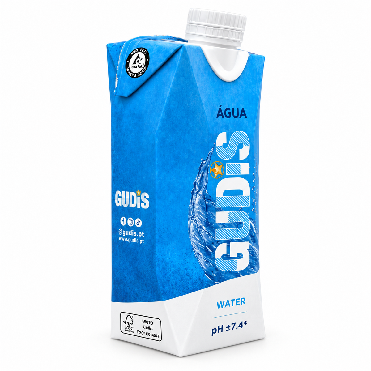 Água 100% Natural Gudis Tetra Pack 500ml