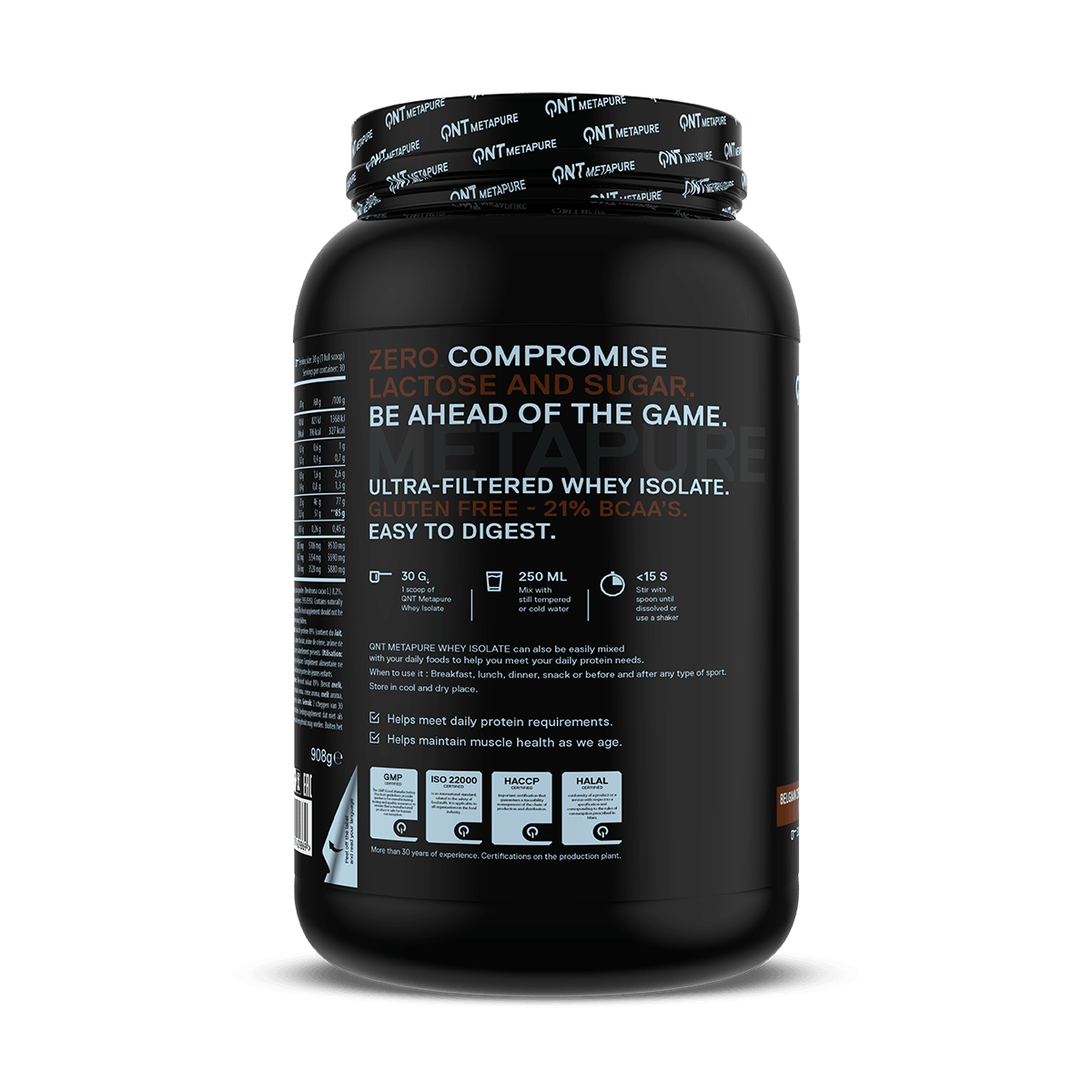 ISO Whey Protein - Belgian Chocolate 908g