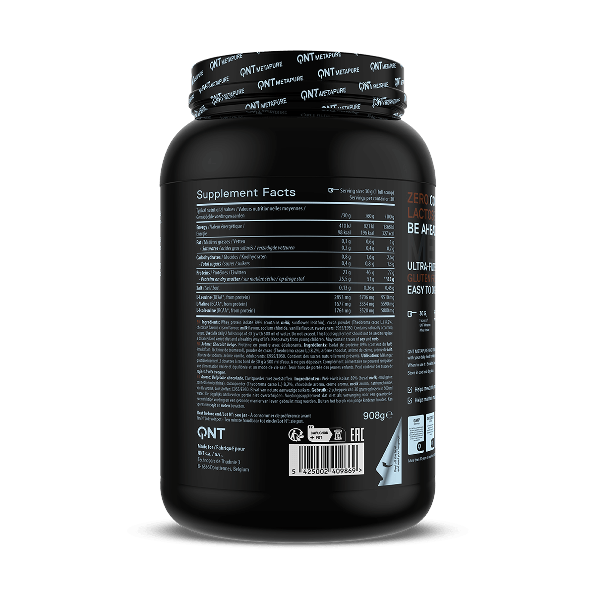 ISO Whey Protein - Belgian Chocolate 908g