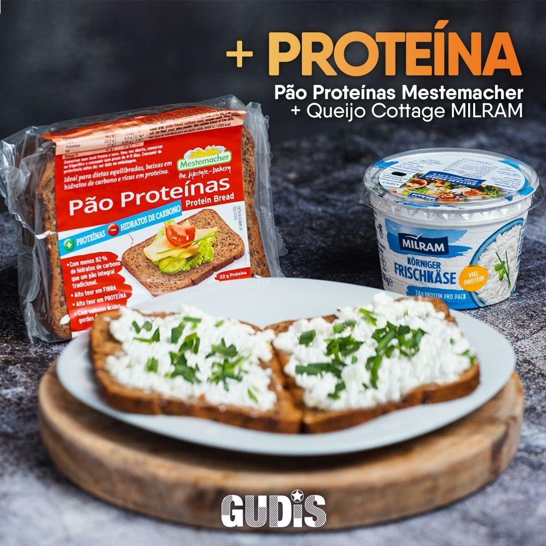 Pão Proteico + Proteínas - Hidratos 250g