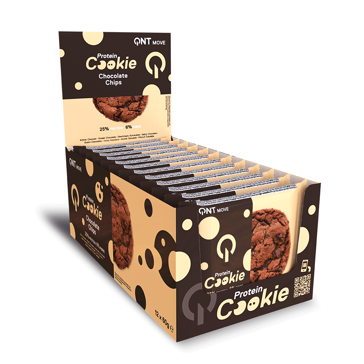 Bolacha Proteica c/ Pepitas de Chocolate 60g