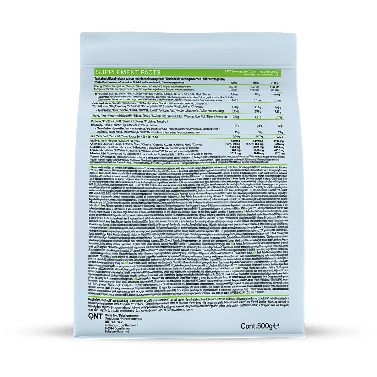 Whey Protein Light Digest - Pistácio 500g