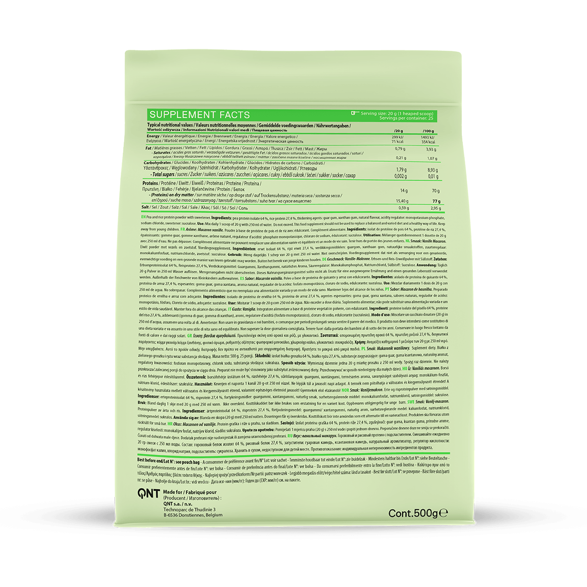 Vegan Protein - Vanilla Macaroon 500g