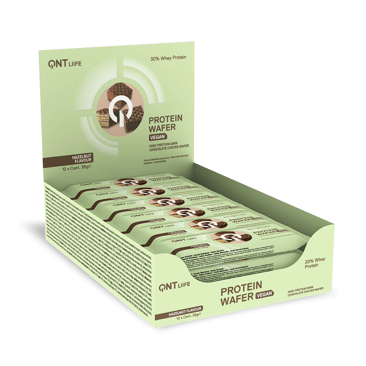 Vegan Protein Wafer Bar - Hazelnut 35g