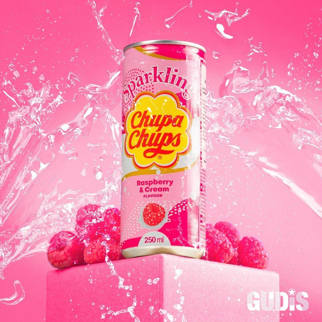 Chupa Chups Raspberry & Cream 250ml