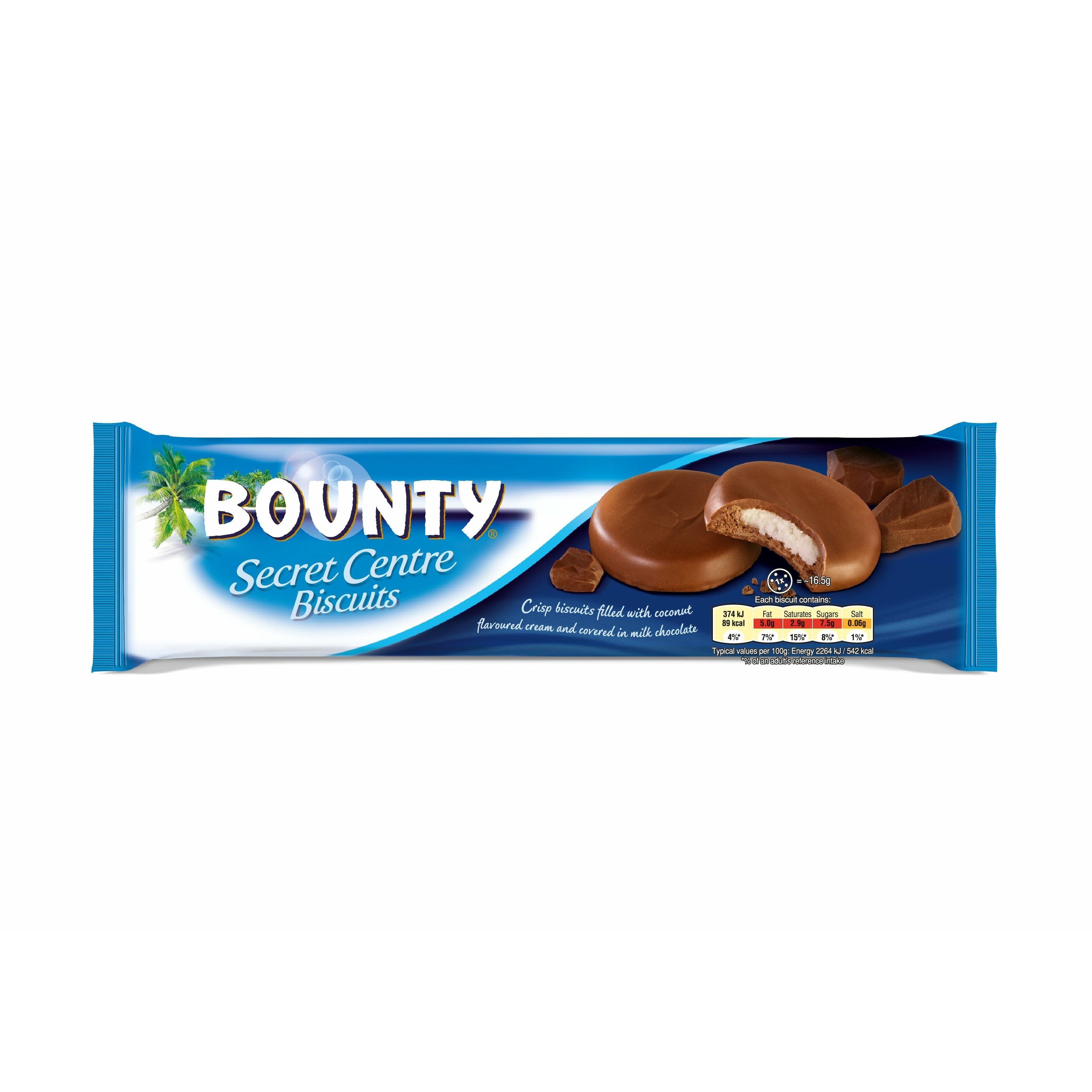 Bounty Secret Centre Biscuits 132g Bolachas GUDIS SHOP - Loja online