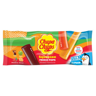 Chupa Chups Squeezee Freeze Pops 12x45ml