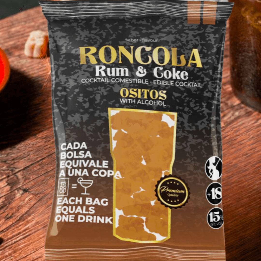 Gomas C/Álcool - Rum Cola 120g