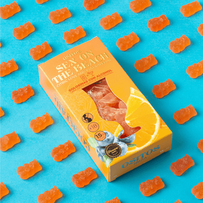 Alcohol Gummies - Sex On The Beach Cocktail Box 70g