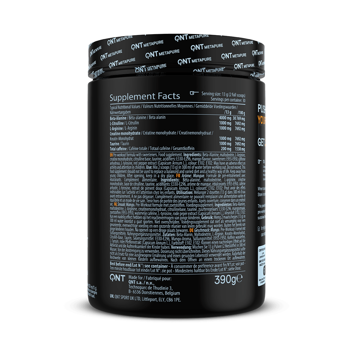 Pre-Workout Overdrive Manga 390g