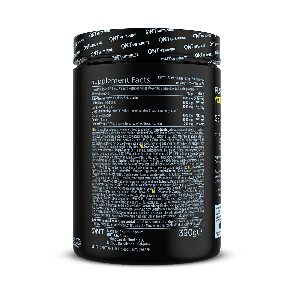 Pre-Workout Overdrive Sweet Lemonade 390g