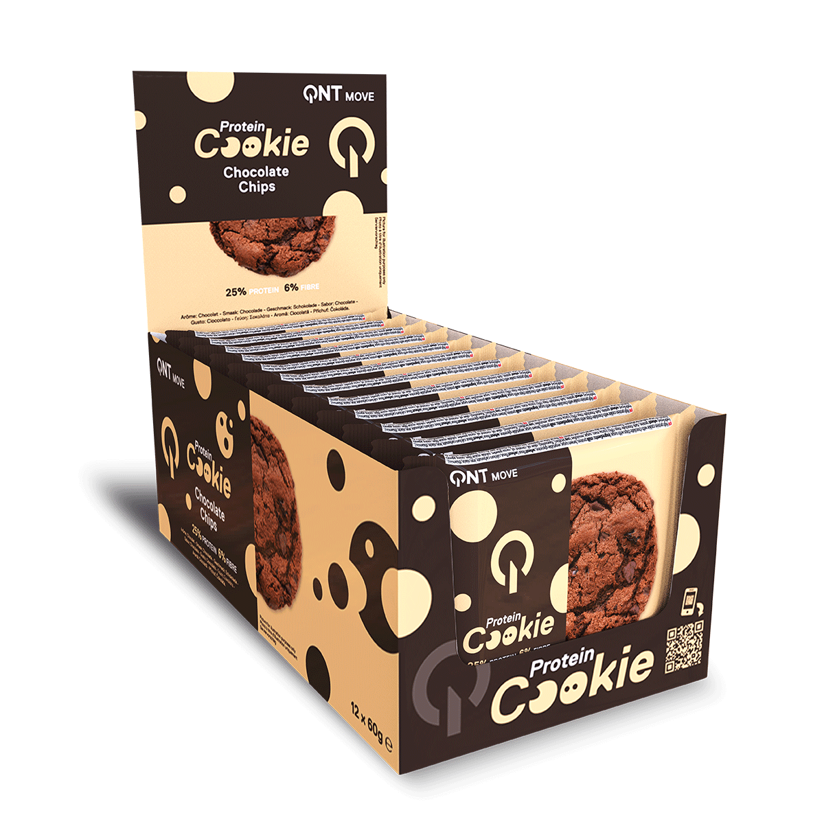 Bolacha Proteica c/ Pepitas de Chocolate 60g