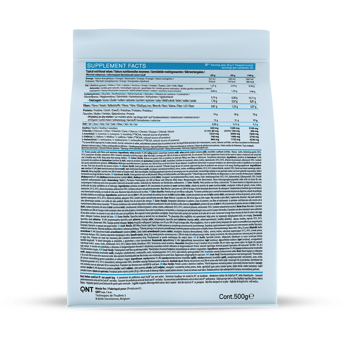 Whey Protein Light Digest - Baunilha 500g