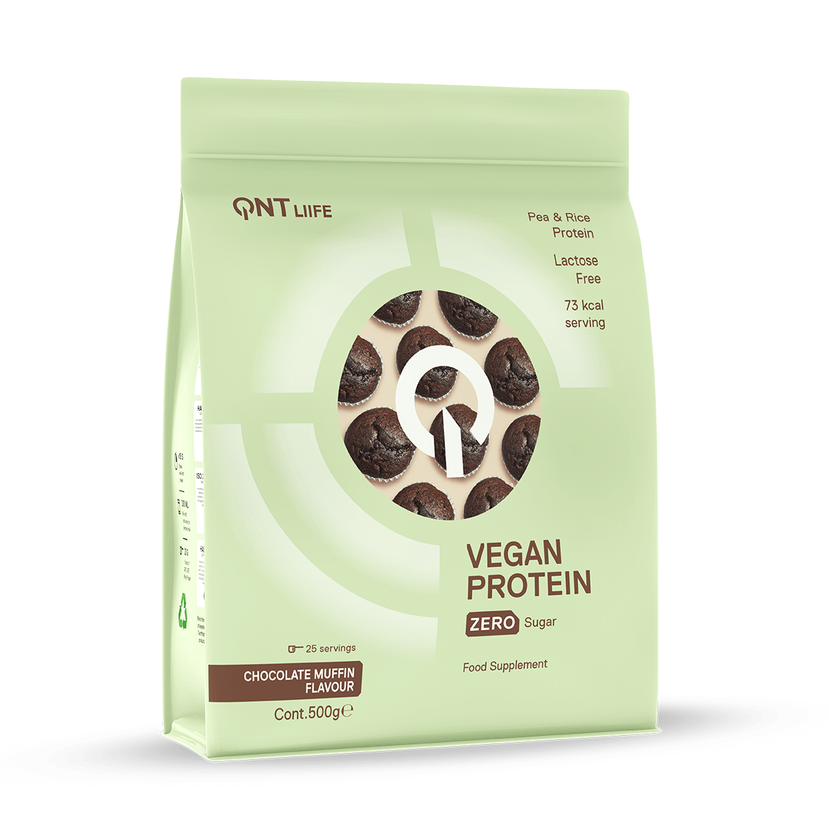 Proteína Vegan de Muffin de Chocolate 500g