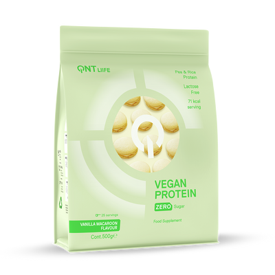 Proteína Vegan - Baunilha Macaroon 500g