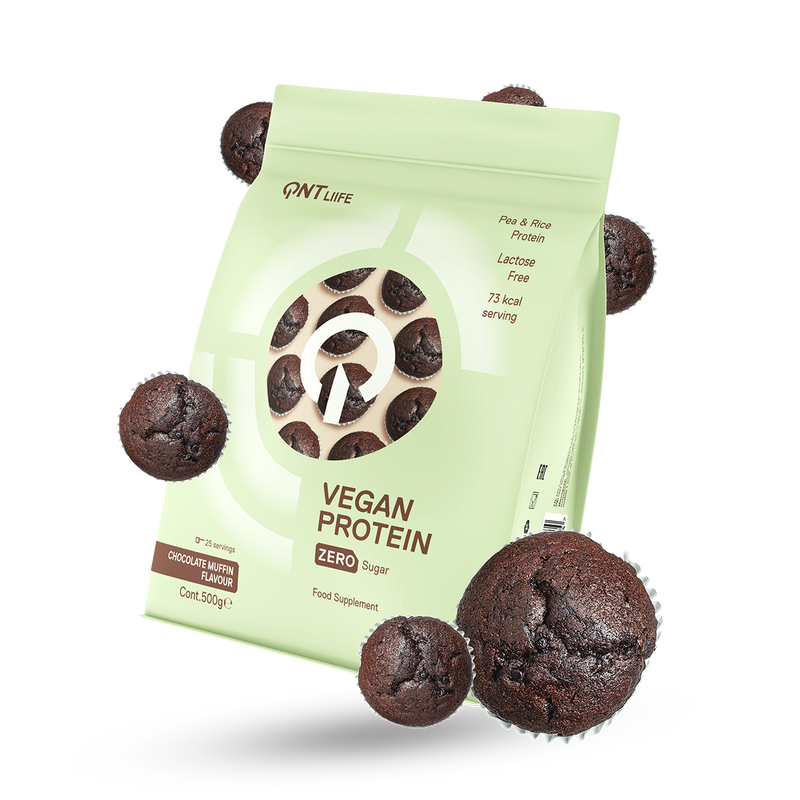 Proteína Vegan de Muffin de Chocolate 500g