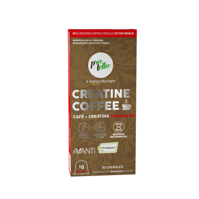 Cápsulas Café c/ Creatina Creapure® 10x5g